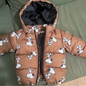 H&M snoopy puffer 18 months great condition!